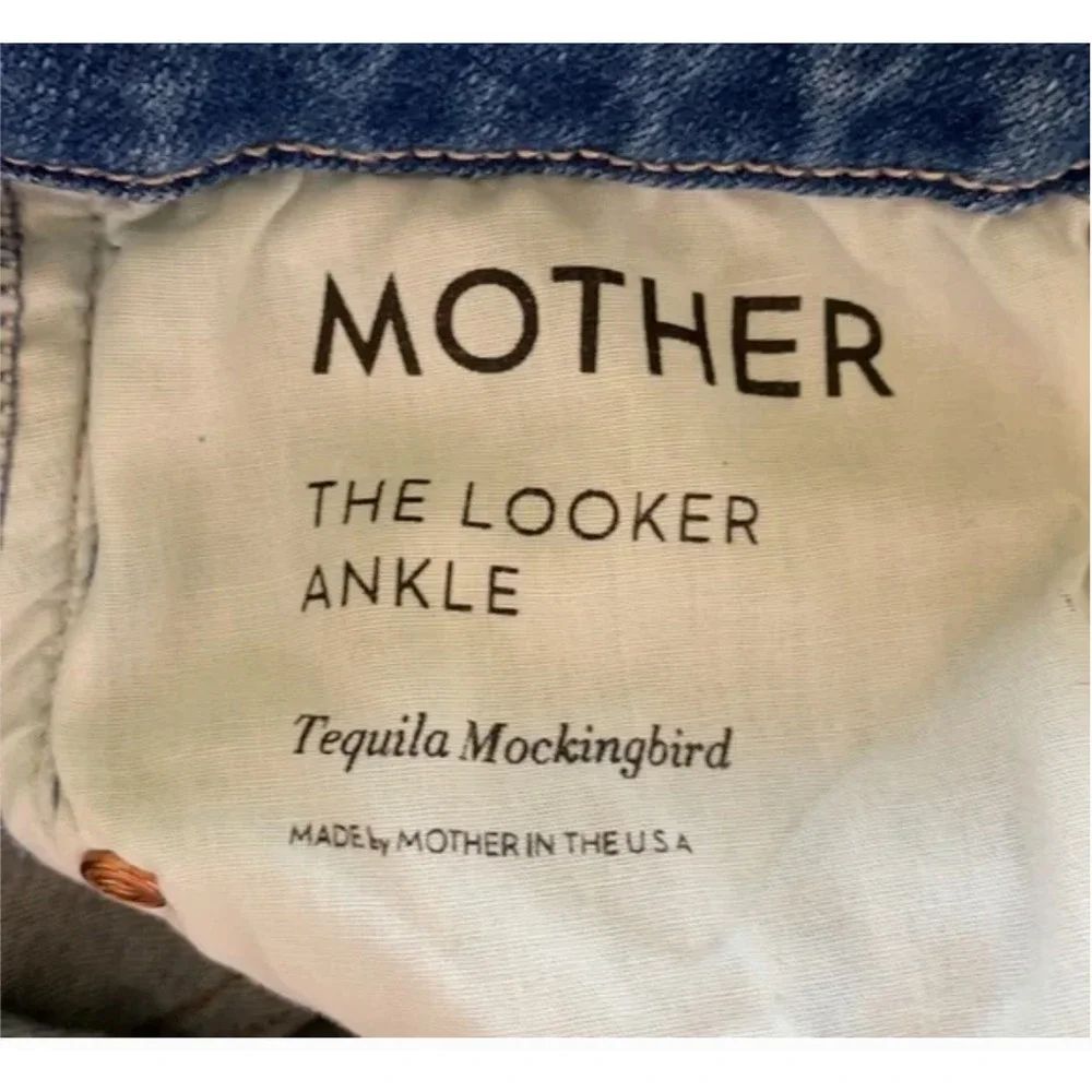 Mother The Looker‎ Ankle Jeans in Tequila Mocking Bird Size 25